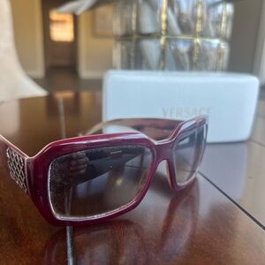 Versace Deep Red Sunglasses